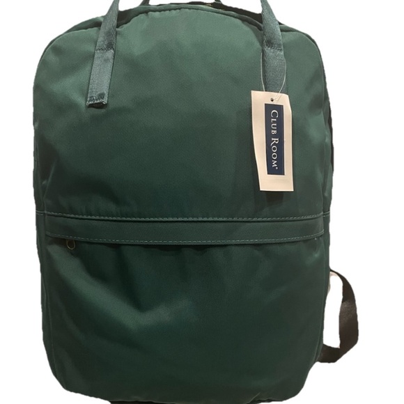 Club Room Green Backpack with Structured Design - Picture 4 of 4